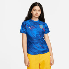 Nike 2022-23 England Women's Training Pre-Match Soccer Jersey - Blue