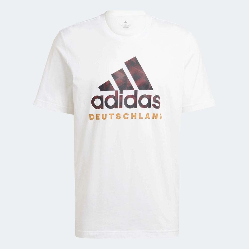 Adidas 2022-23 Germany DNA Graphic Tee - White-Black