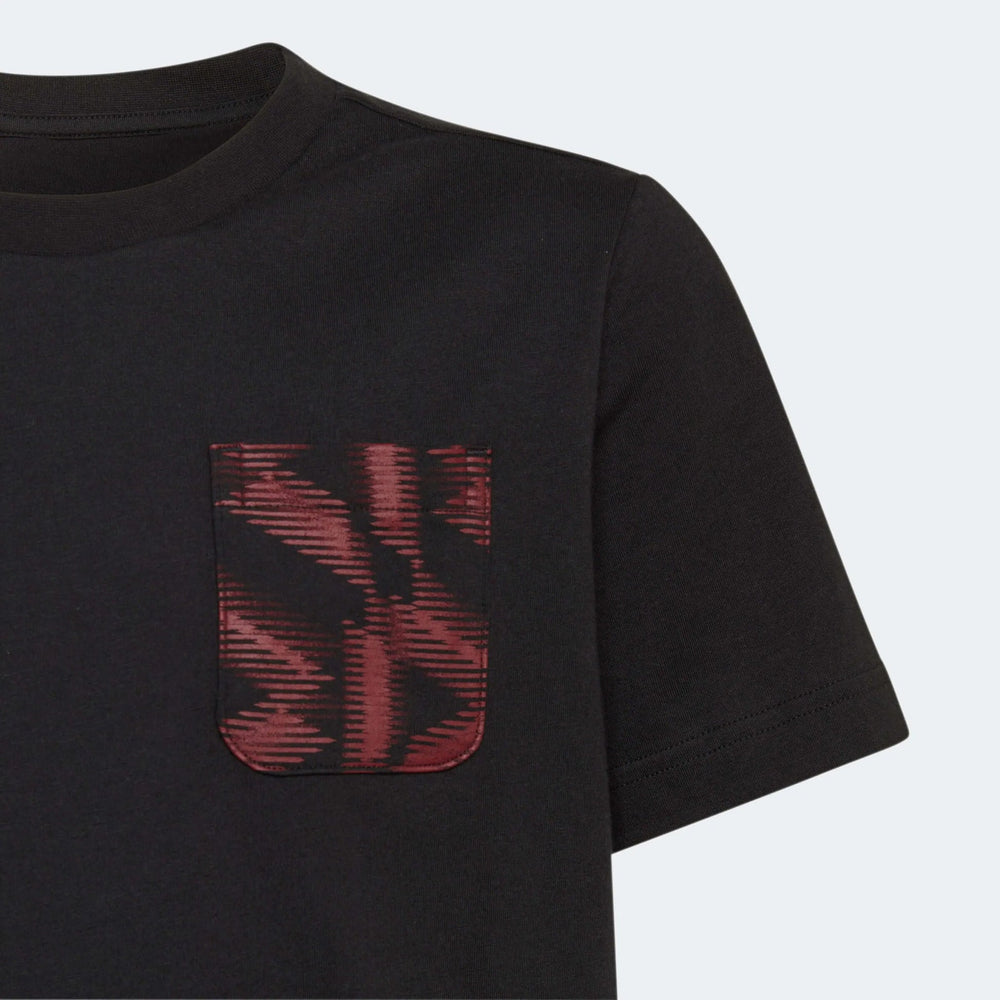 Adidas 2022-23 Germany Youth Tee - Black
