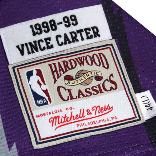 Vince Carter Toronto Raptors 1998/99 Throwback Authentic Jersey Purple