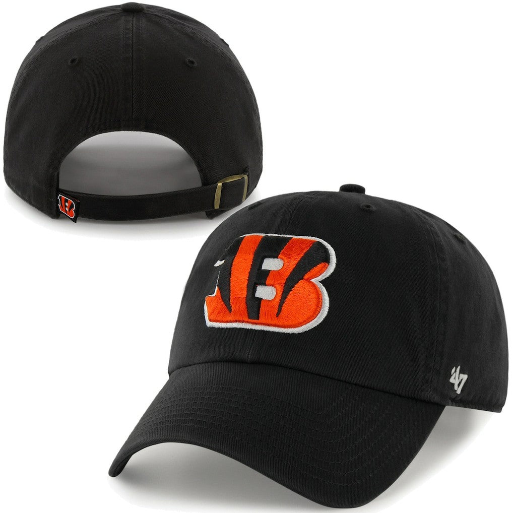 Cincinnati Bengals '47 Brand Cleanup Adjustable Hat Black