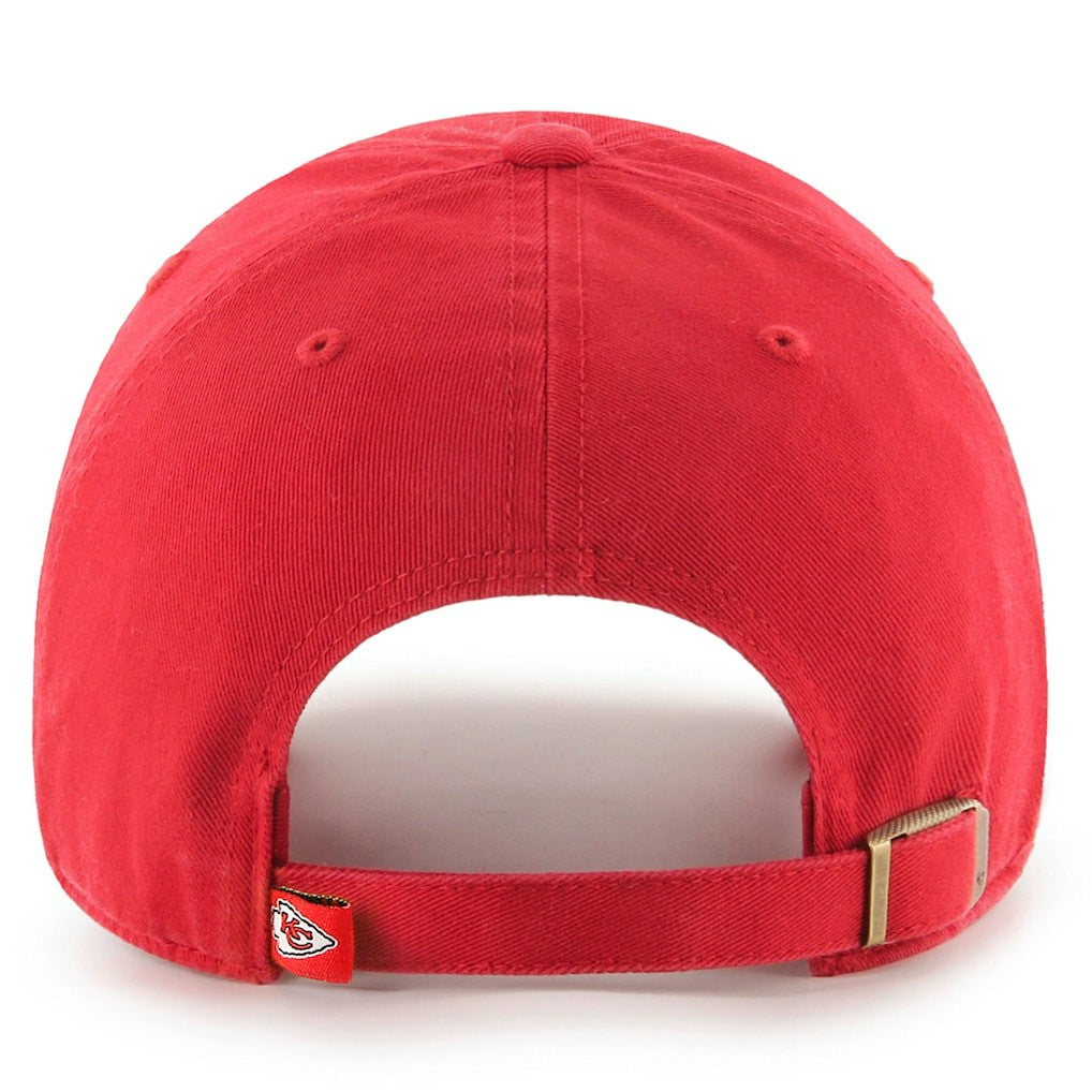 47 Brand Kansas City Chiefs Clean Up Adjustable Hat Red