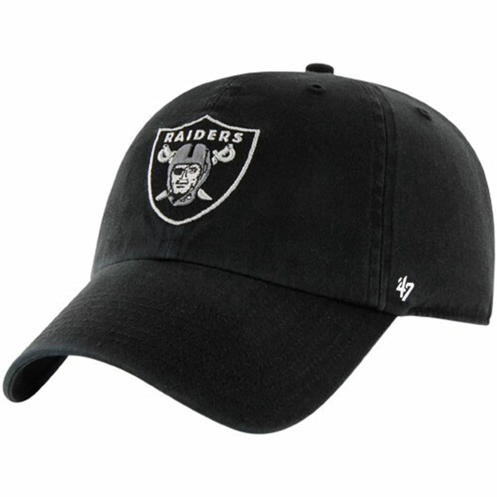 Las Vegas Raiders '47 Brand Cleanup Adjustable Hat Black