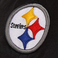 Pittsburgh Steelers '47 Brand Cleanup Adjustable Hat Black