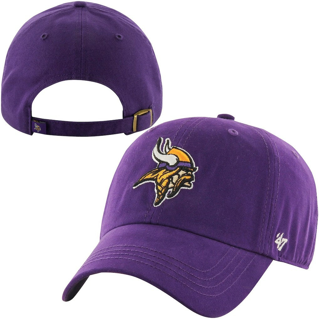 Minnesota Vikings '47 Brand Cleanup Adjustable Hat Purple