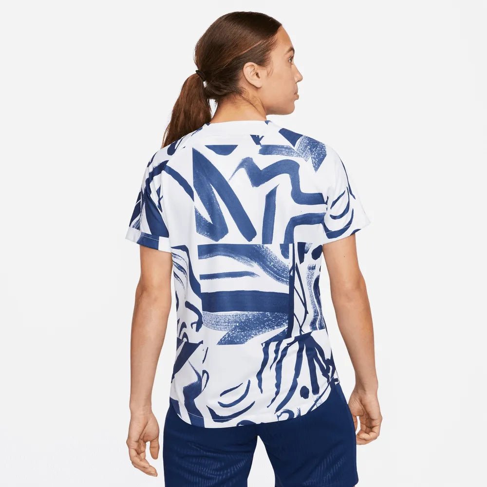 Nike 2023 France Womens Pre-Match Soccer Jersey