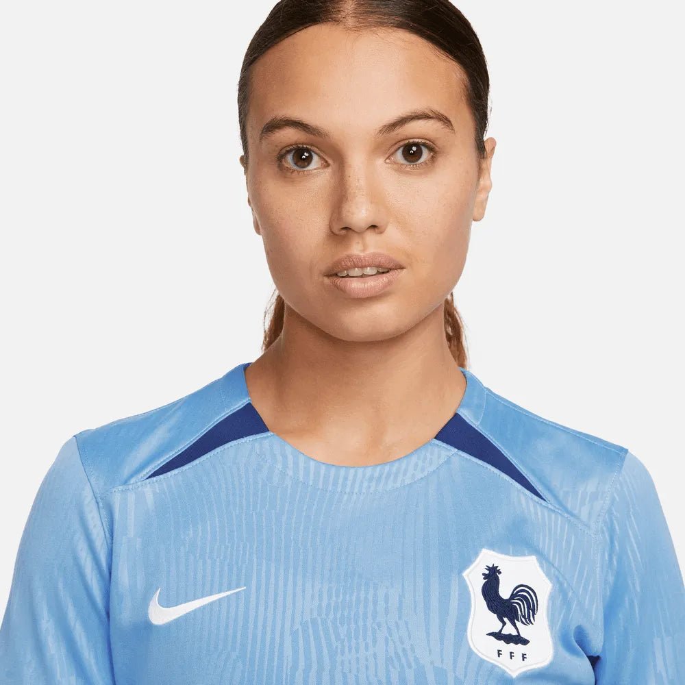 Nike 2023-24 France Women's Stadium Home Soccer Jersey