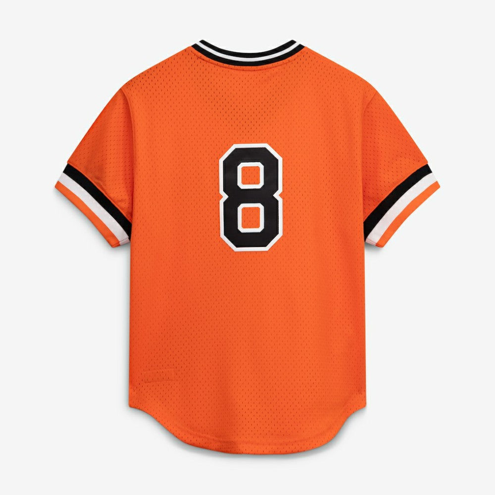 Cal Ripken Jr. Baltimore Orioles Mitchell & Ness Authentic Batting Practice Jersey - Orange Jerseys