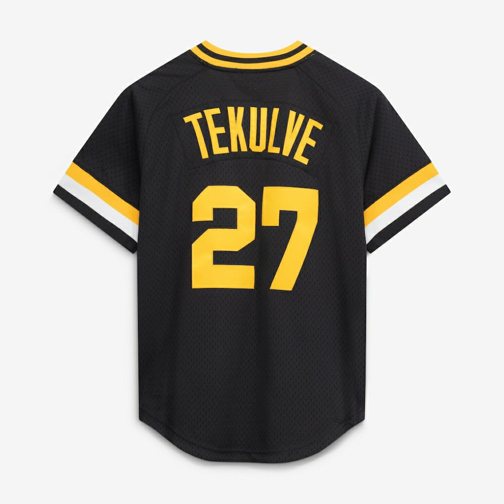 Kent Tekulve Pittsburgh Pirates Mitchell & Ness Authentic Batting Practice Jersey - Black Jerseys