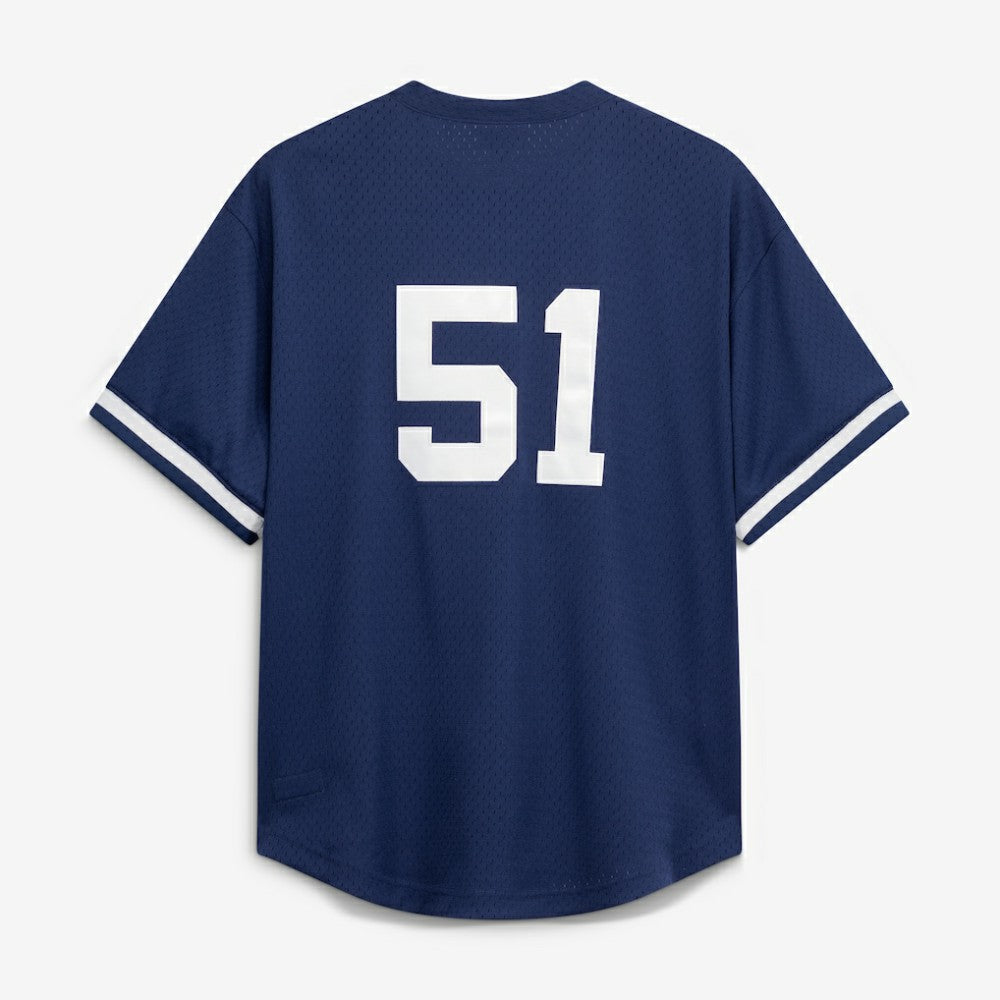 Bernie Williams New York Yankees Mitchell & Ness Authentic Batting Practice Jersey - Navy Jerseys