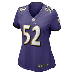 Ray Lewis Baltimore Ravens Women's Game Jersey Purple