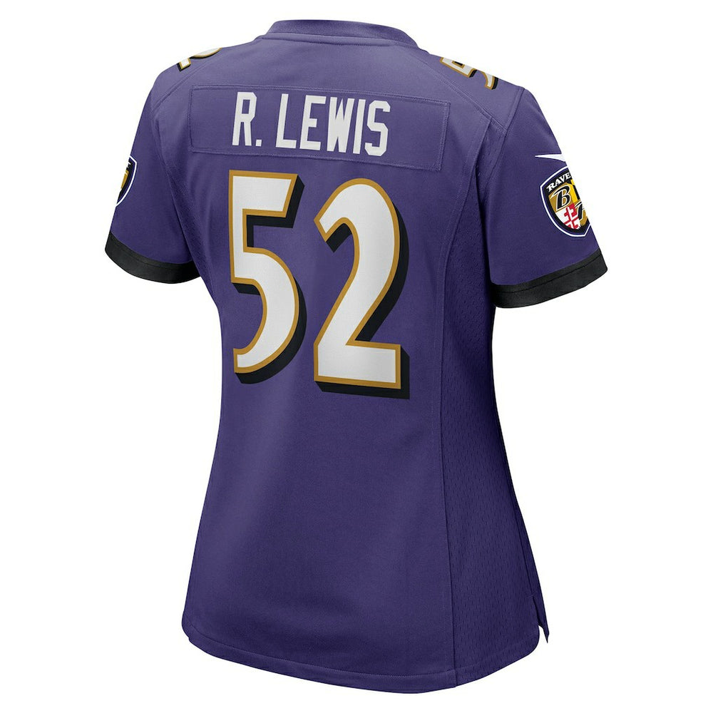Ray Lewis Baltimore Ravens Women's Game Jersey Purple