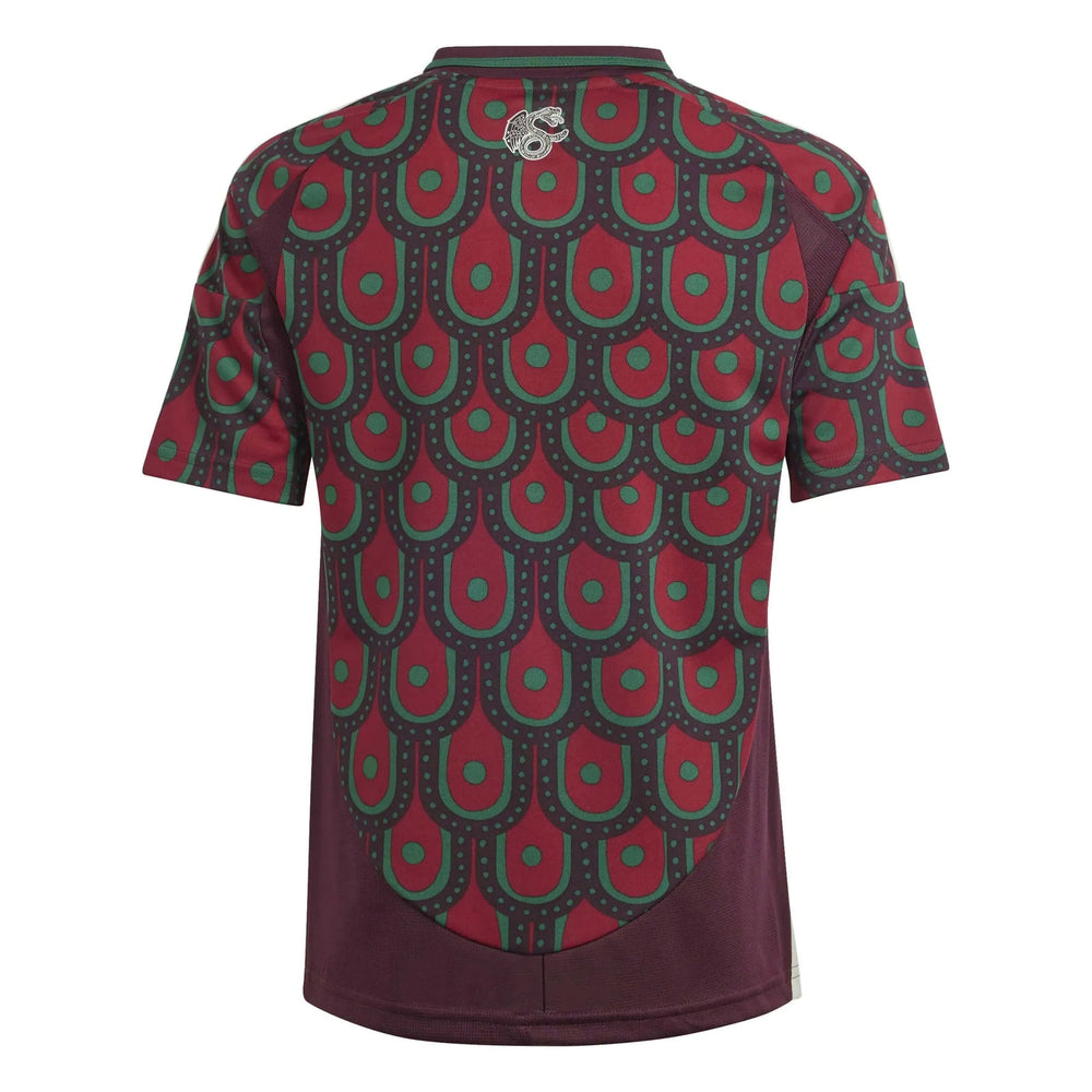 Adidas 2024-25 Mexico Youth Stadium Home Soccer Jersey