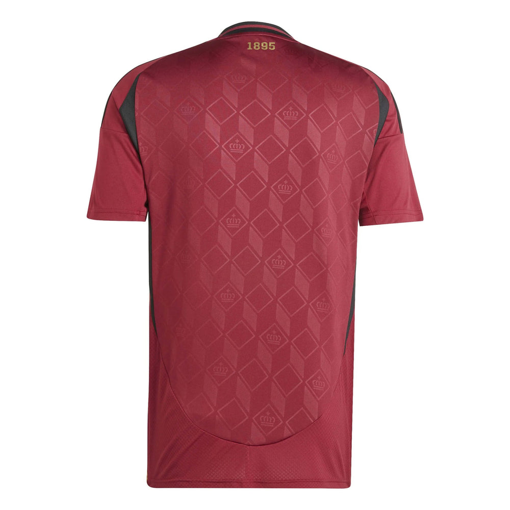 Adidas 2024-25 Belgium Men's Stadium Home Soccer Jersey