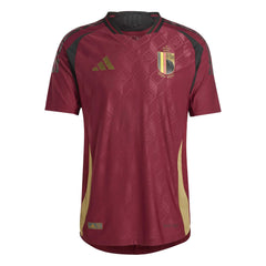 Adidas 2024-25 Belgium Men's Authentic Home Soccer Jersey
