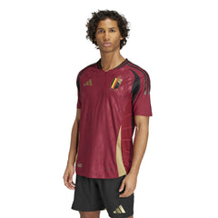 Adidas 2024-25 Belgium Men's Authentic Home Soccer Jersey