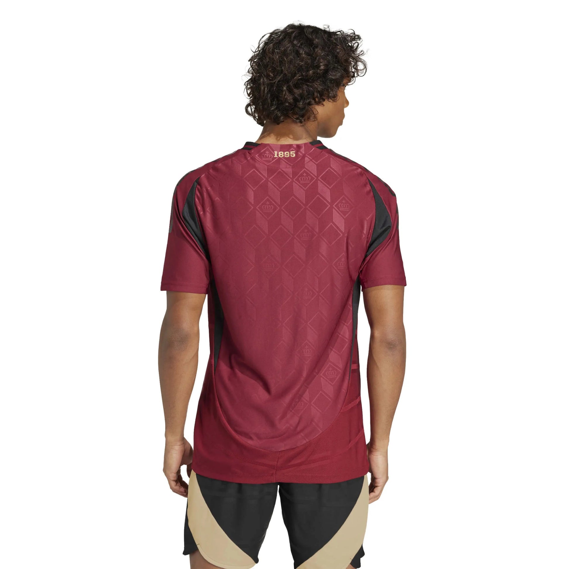 Adidas 2024-25 Belgium Men's Authentic Home Soccer Jersey