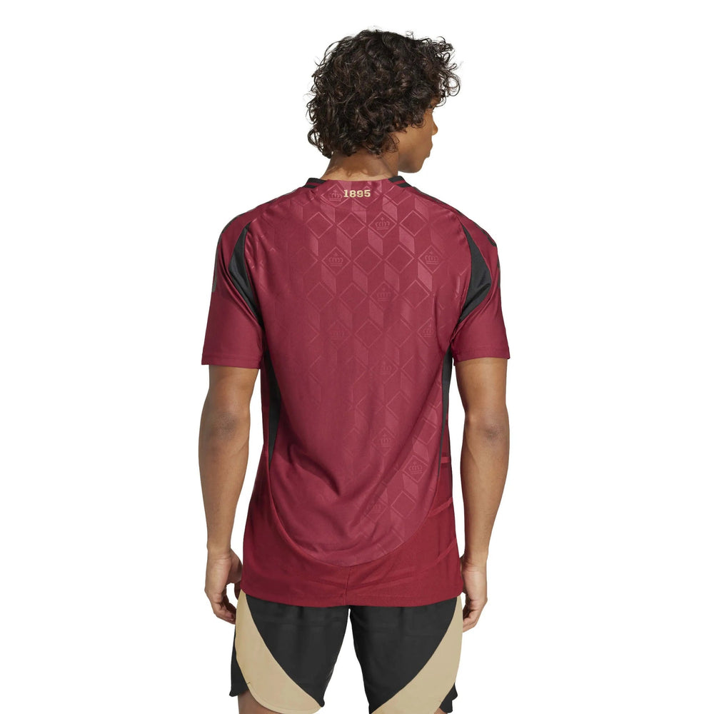 Adidas 2024-25 Belgium Men's Authentic Home Soccer Jersey