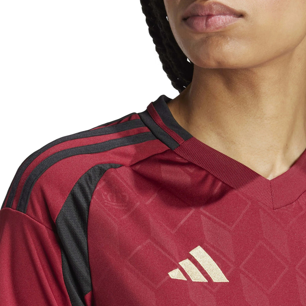 Adidas 2024-25 Belgium Women's Stadium Home Soccer Jersey