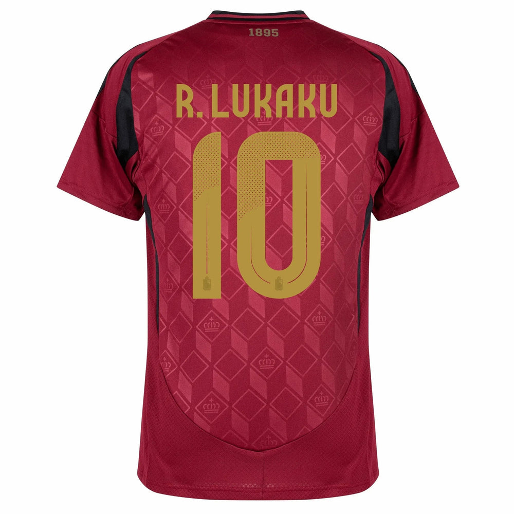 Adidas 2024-25 Belgium Women's Stadium Home Soccer Jersey