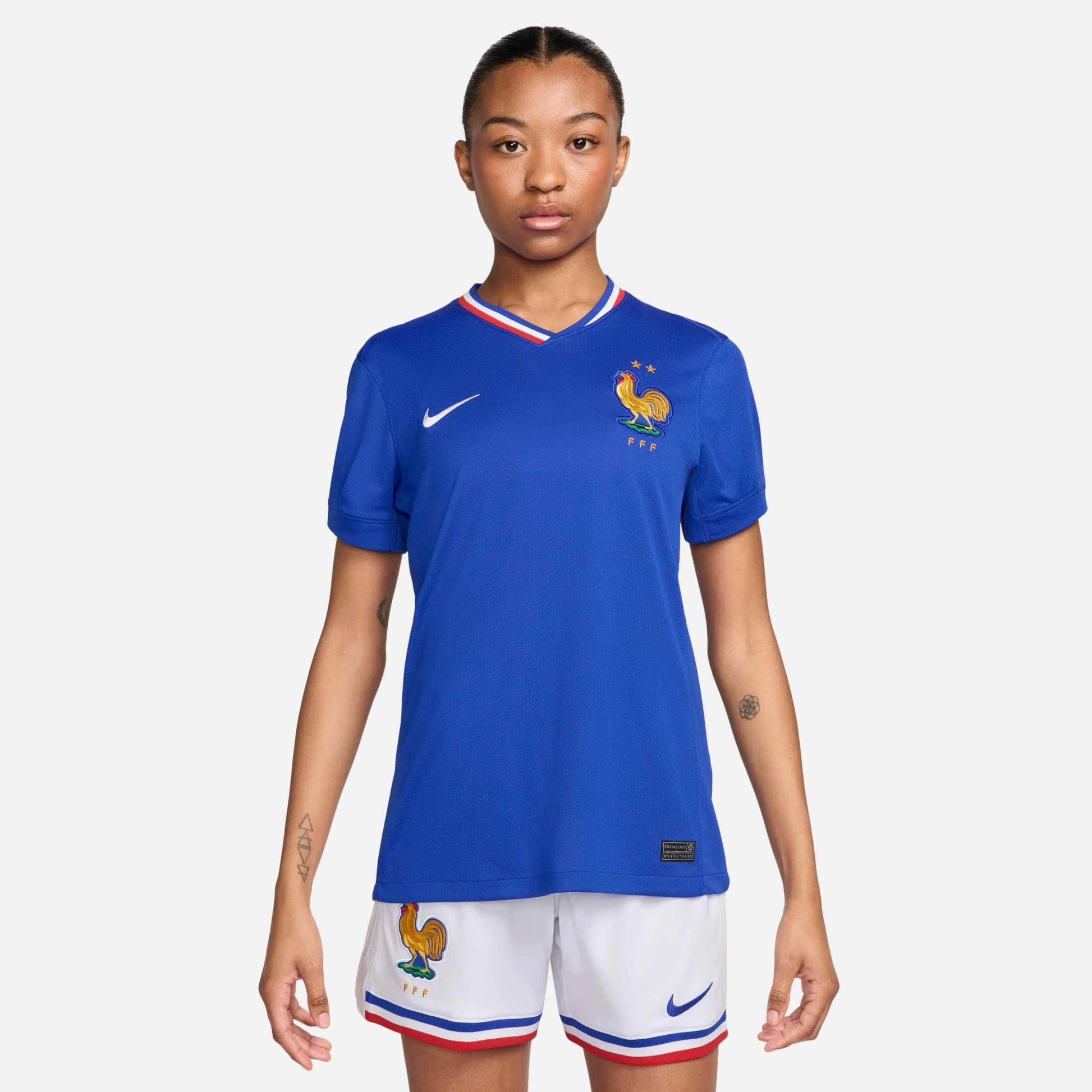 Nike 2024-25 France Women's Stadium Home Soccer Jersey