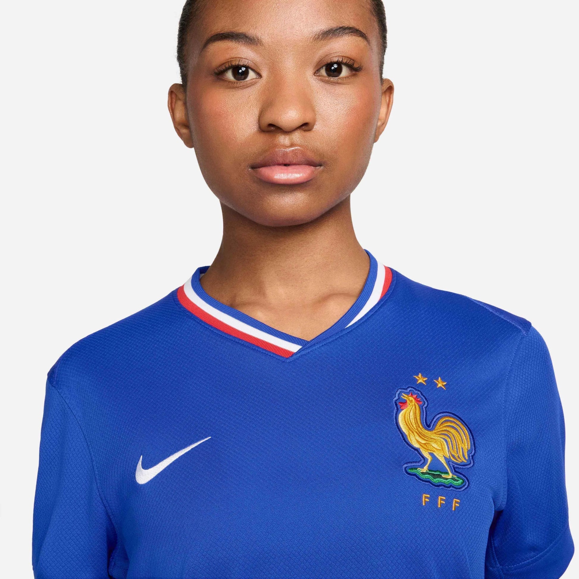 Nike 2024-25 France Women's Stadium Home Soccer Jersey