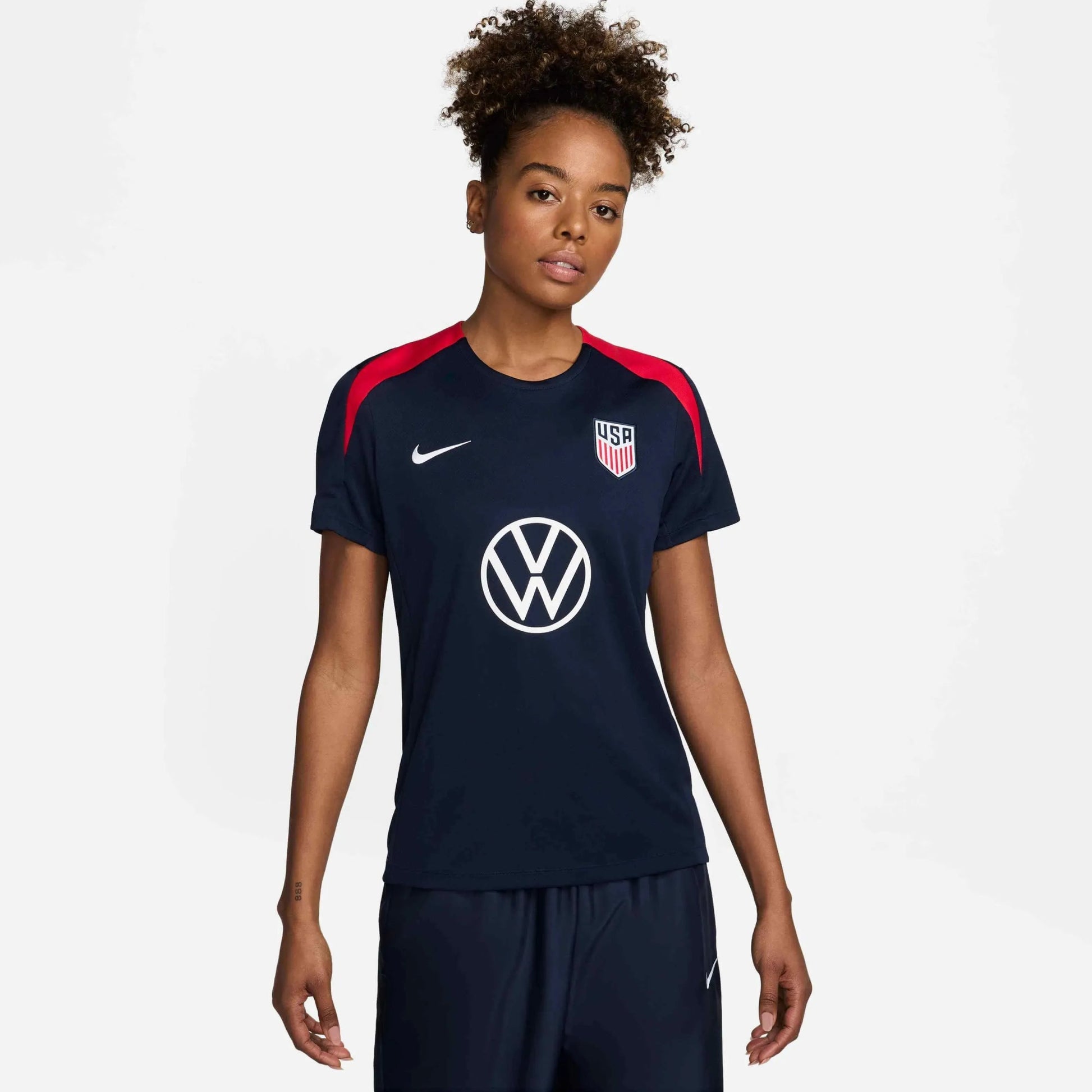 Nike 2024-25 USA Women Dri-Fit Short-Sleeve Knit Top