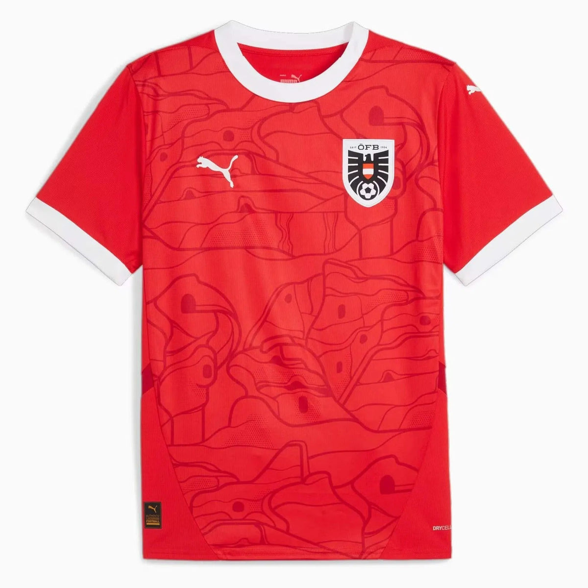 Puma 2024-25 Austria Men's Stadium Home Soccer Jersey