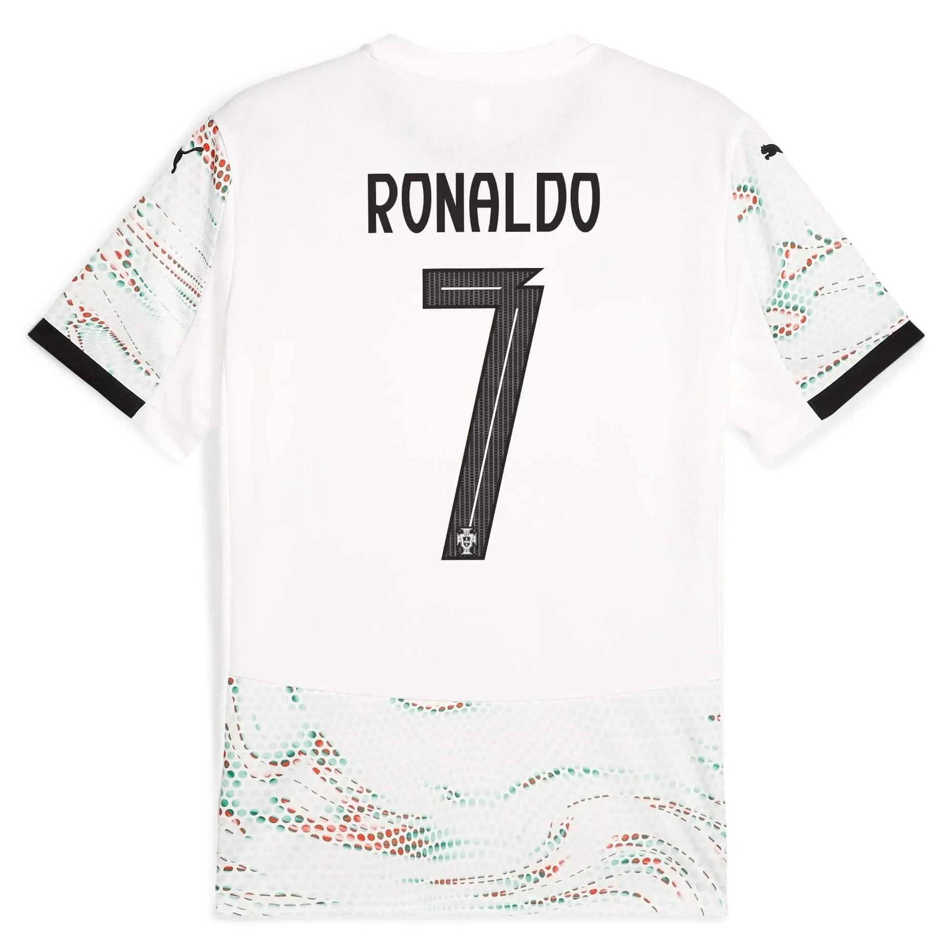 Puma 2025-26 Portugal Men's Stadium Away Soccer Jersey Puma White-Puma Black