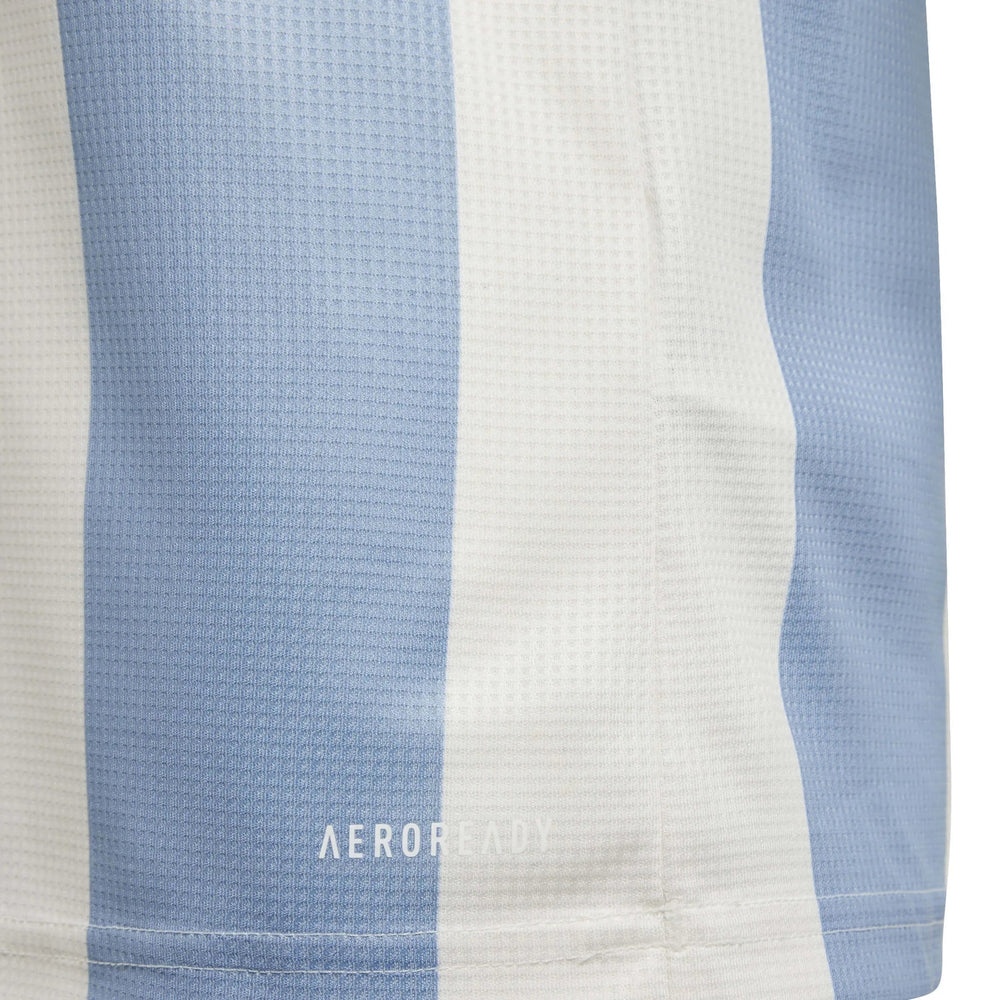 Adidas 2025 Argentina Youth 50th Anniversary Stadium Soccer Jersey Ambient Sky / Cloud White