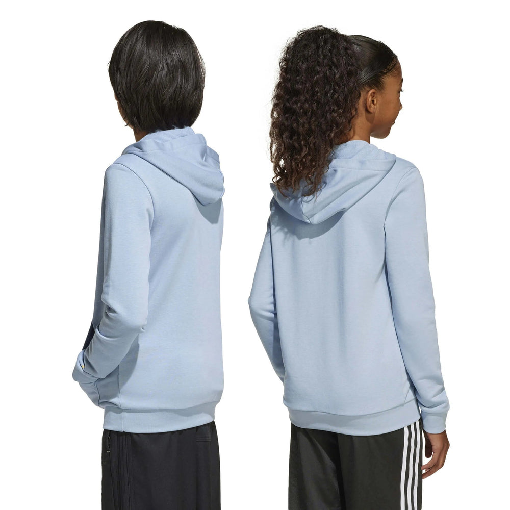 Adidas 2025-26 Argentina Youth Anniversary DNA Soccer Hoodie Ambient Sky / Cloud White