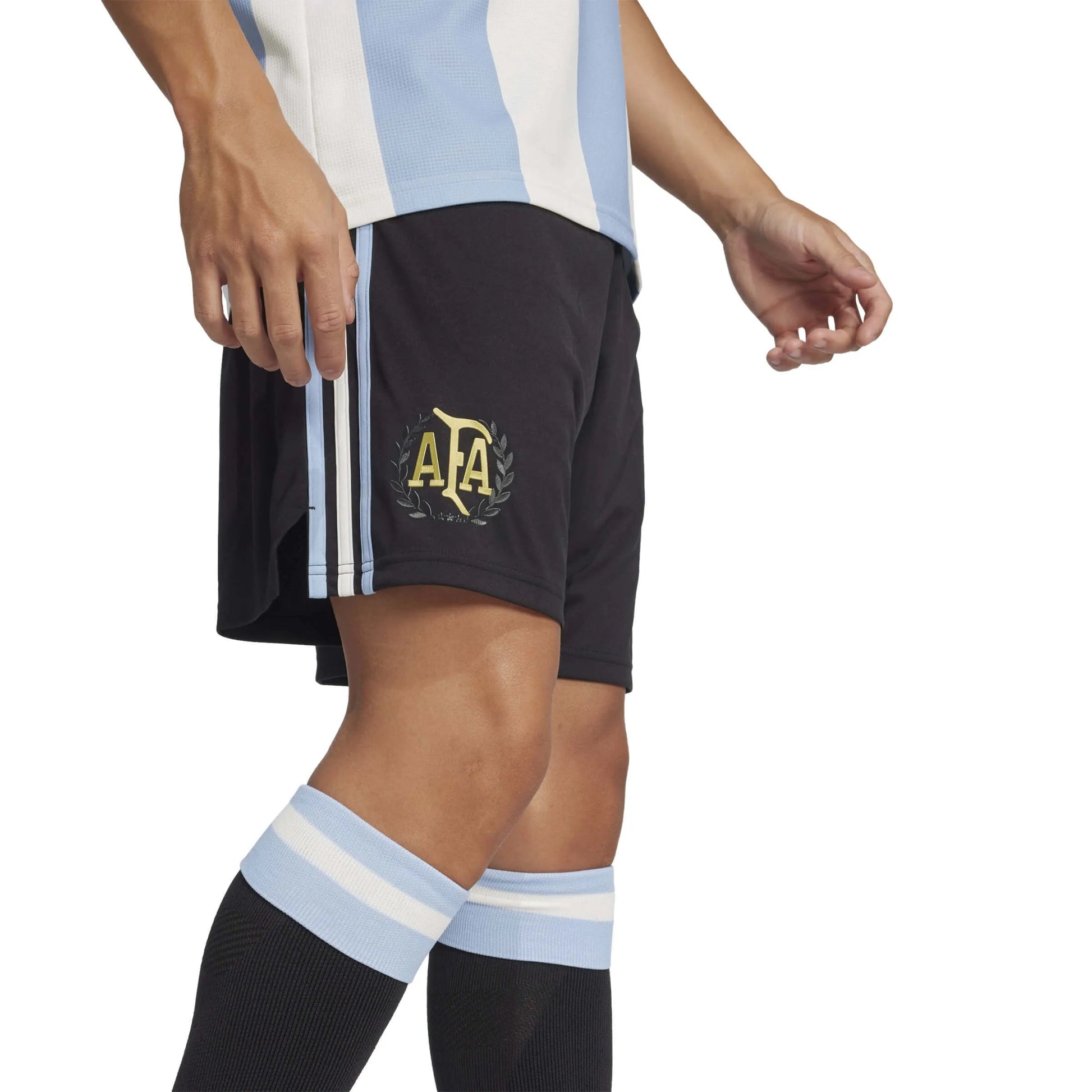 Adidas 2025 Argentina Men's 50th Anniversary Soccer Shorts Black