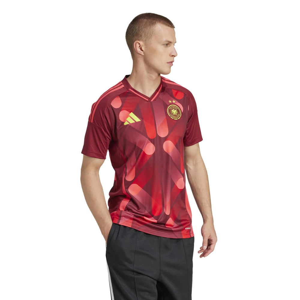 Adidas 2025 Germany Women's (Men's Cut) Stadium Away Soccer Jersey Team Coll Burgundy 2