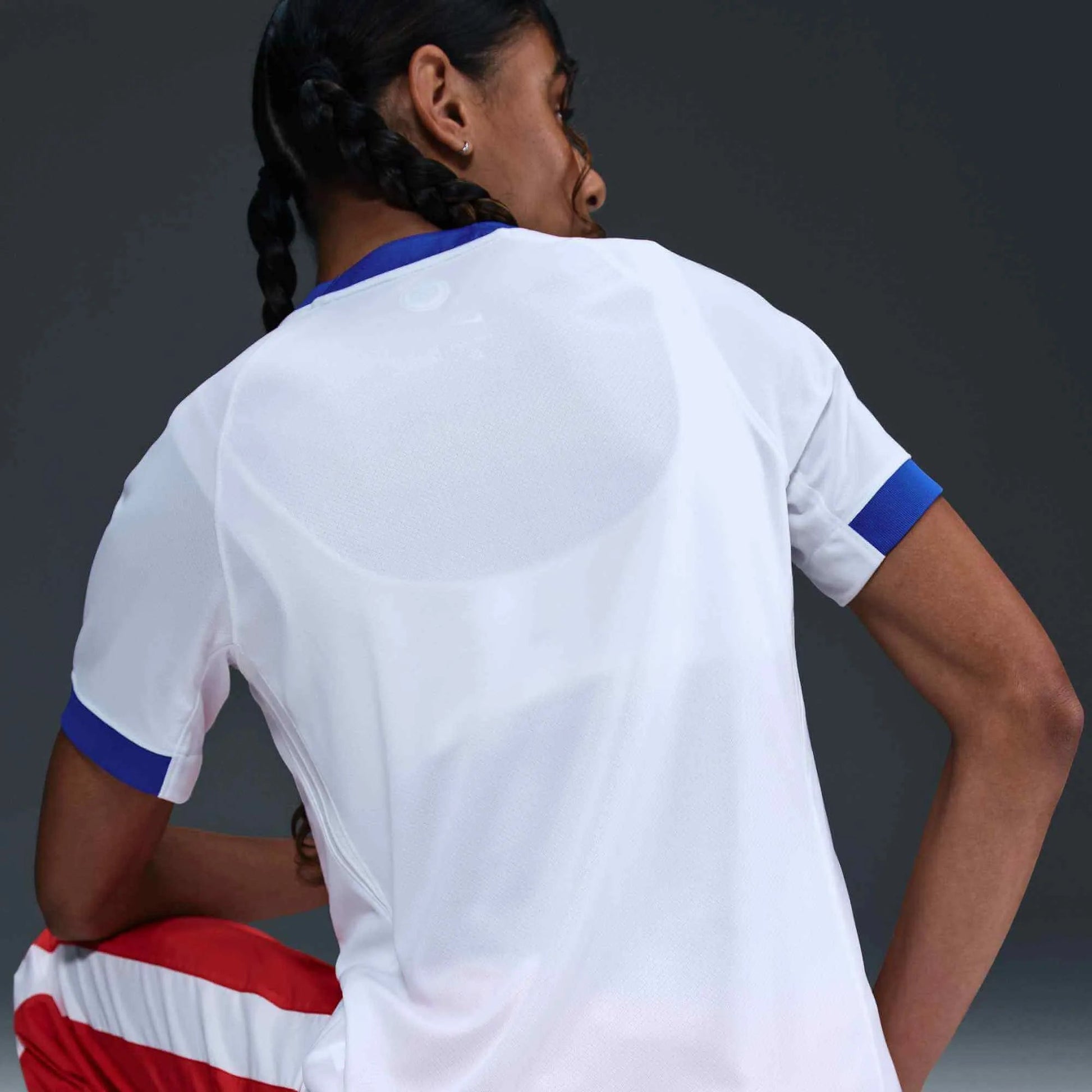 Nike 2025 England Women's Stadium Home Soccer Jersey Hyper Royal/White/White