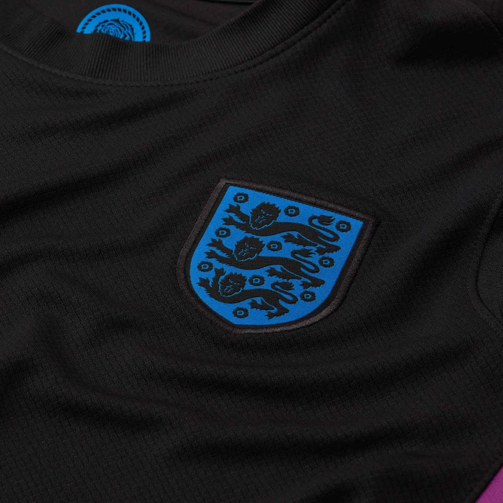 Nike 2025 England Women's Stadium Away Soccer Jersey Black/Light Photo Blue