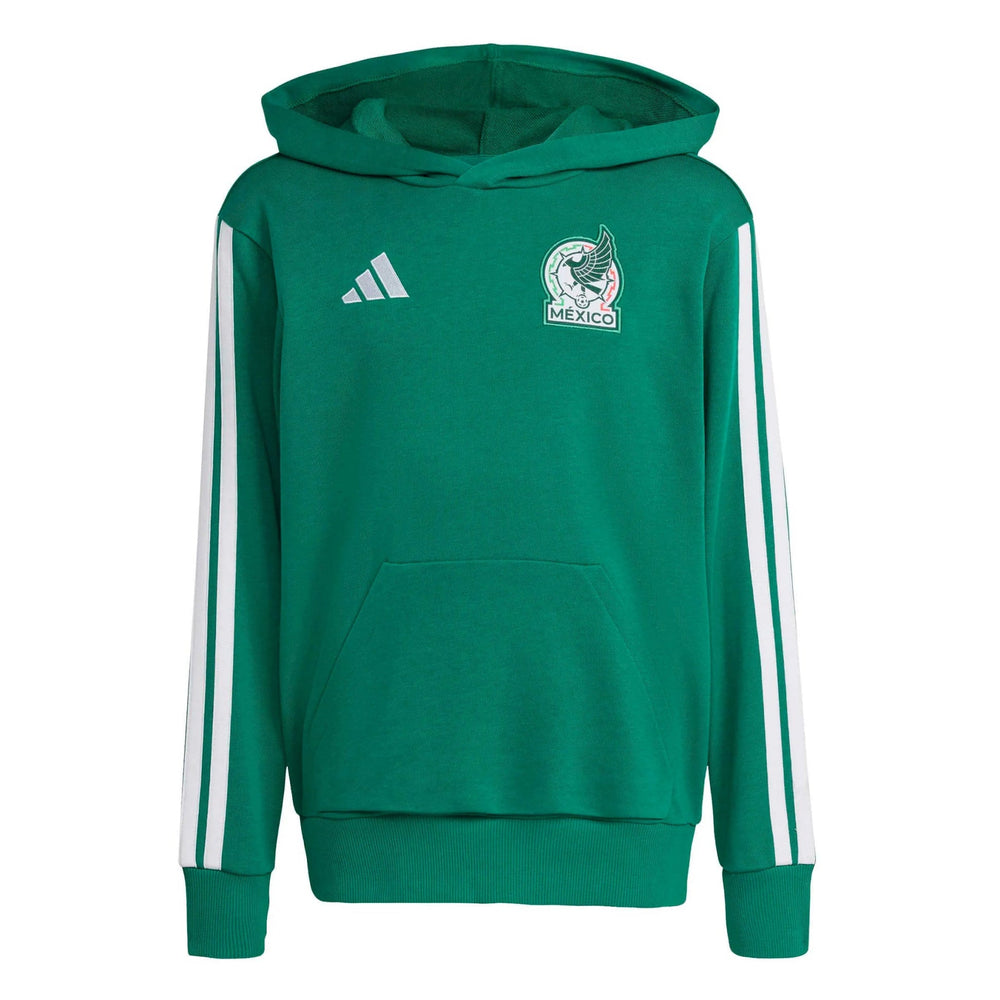 Adidas 2026 Mexico Youth Hoodie Bold Green