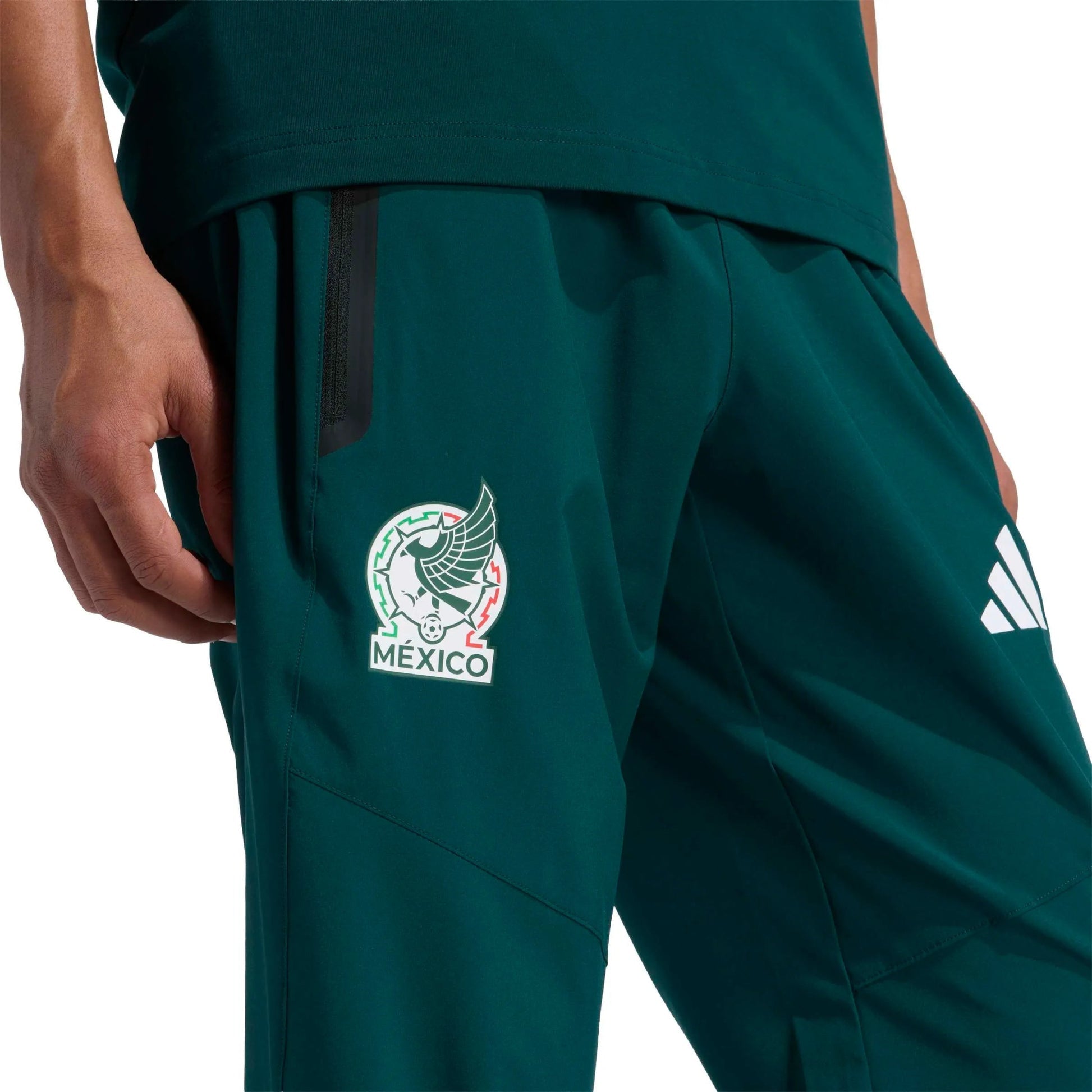 Adidas 2026 Mexico Men's Track Pants Aurora Ivy