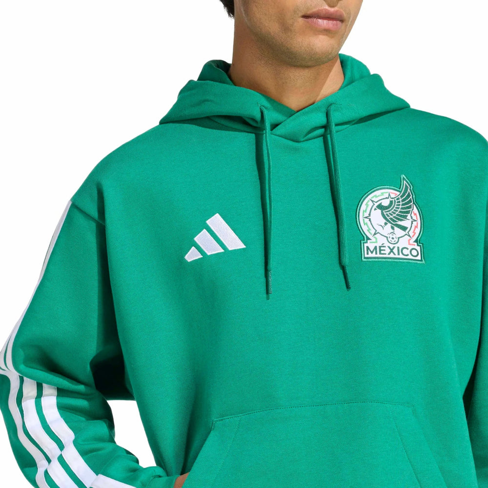 Adidas 2026 Mexico Men's DNA Hoodie Bold Green