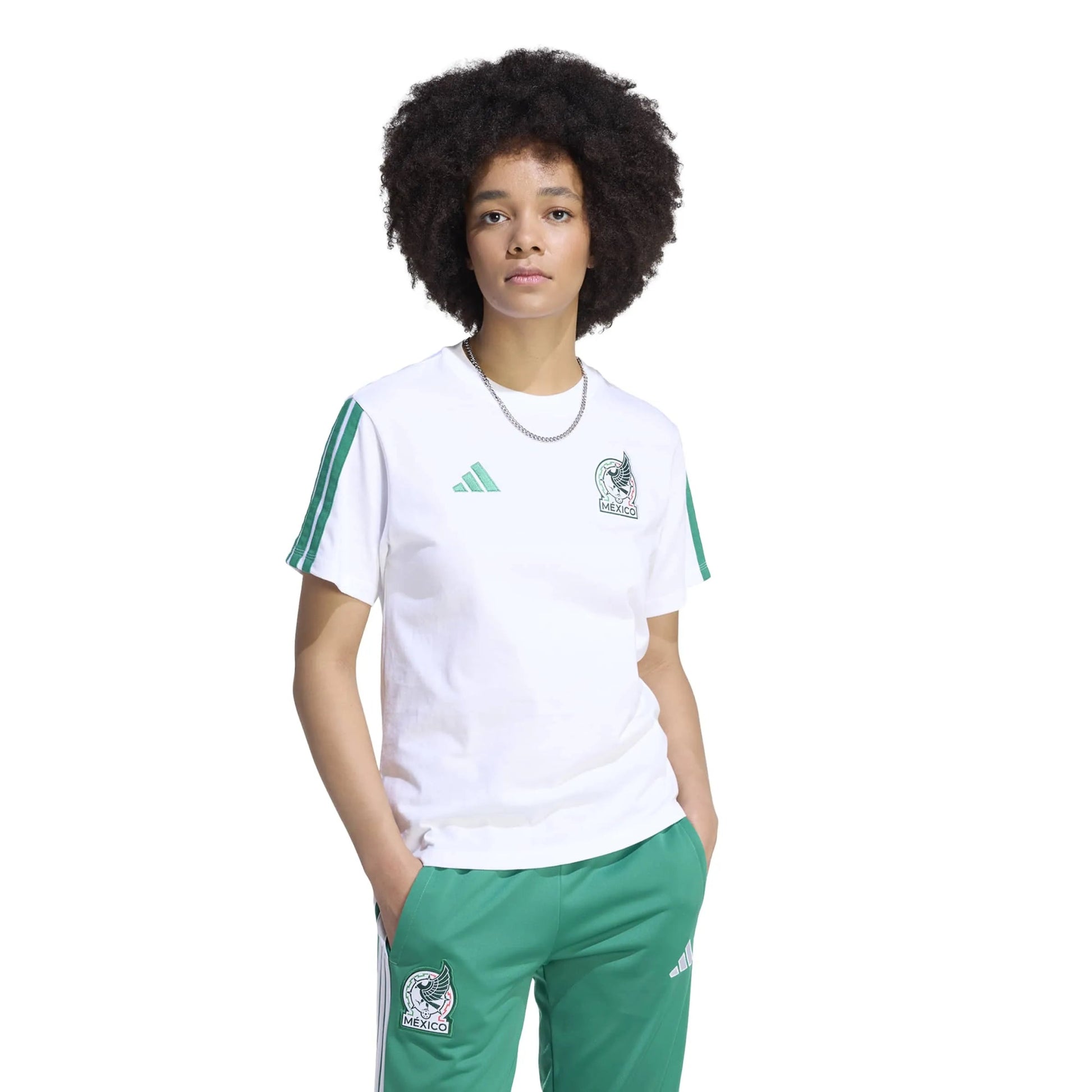 Adidas 2026 Mexico Women's Tee White