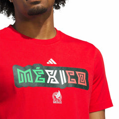 Adidas 2026 Mexico Men's World Cup HJH Tee Better Scarlet