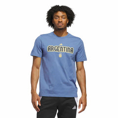 Adidas 2026 Argentina Men's World Cup HJH Tee Crew Blue