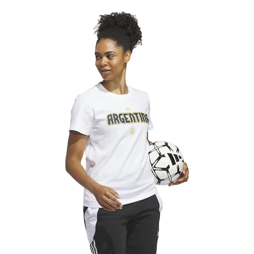 Adidas 2026 Argentina Women's World Cup HJH Tee White