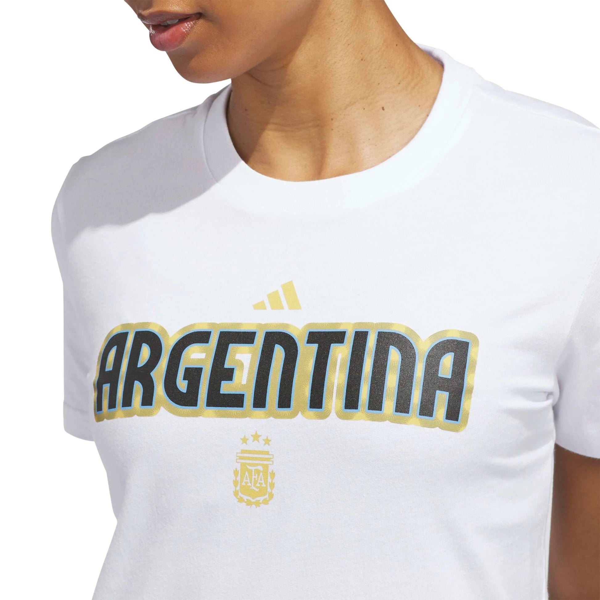 Adidas 2026 Argentina Women's World Cup HJH Tee White