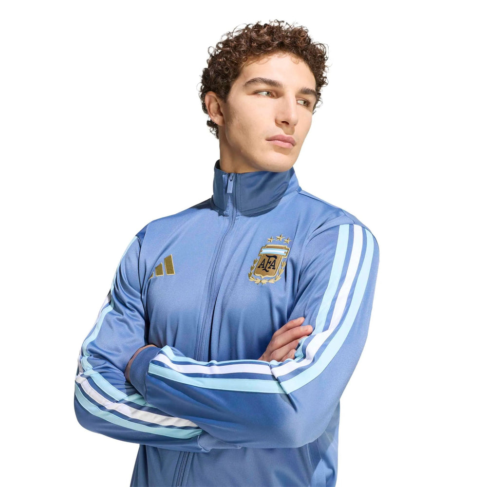 Adidas 2026 Argentina Men's DNA Track Top Crew Blue