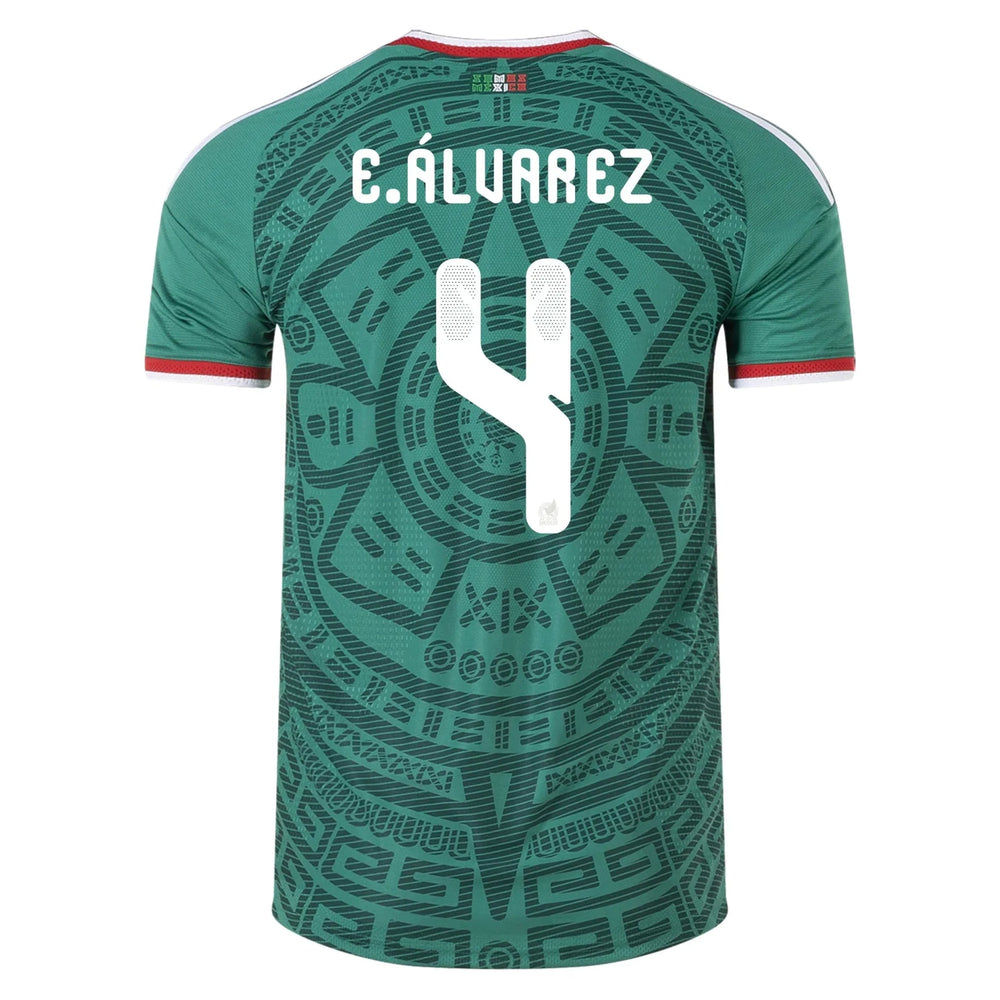 Adidas 2026 Mexico Men's Authentic Home Soccer Jersey Bold Green