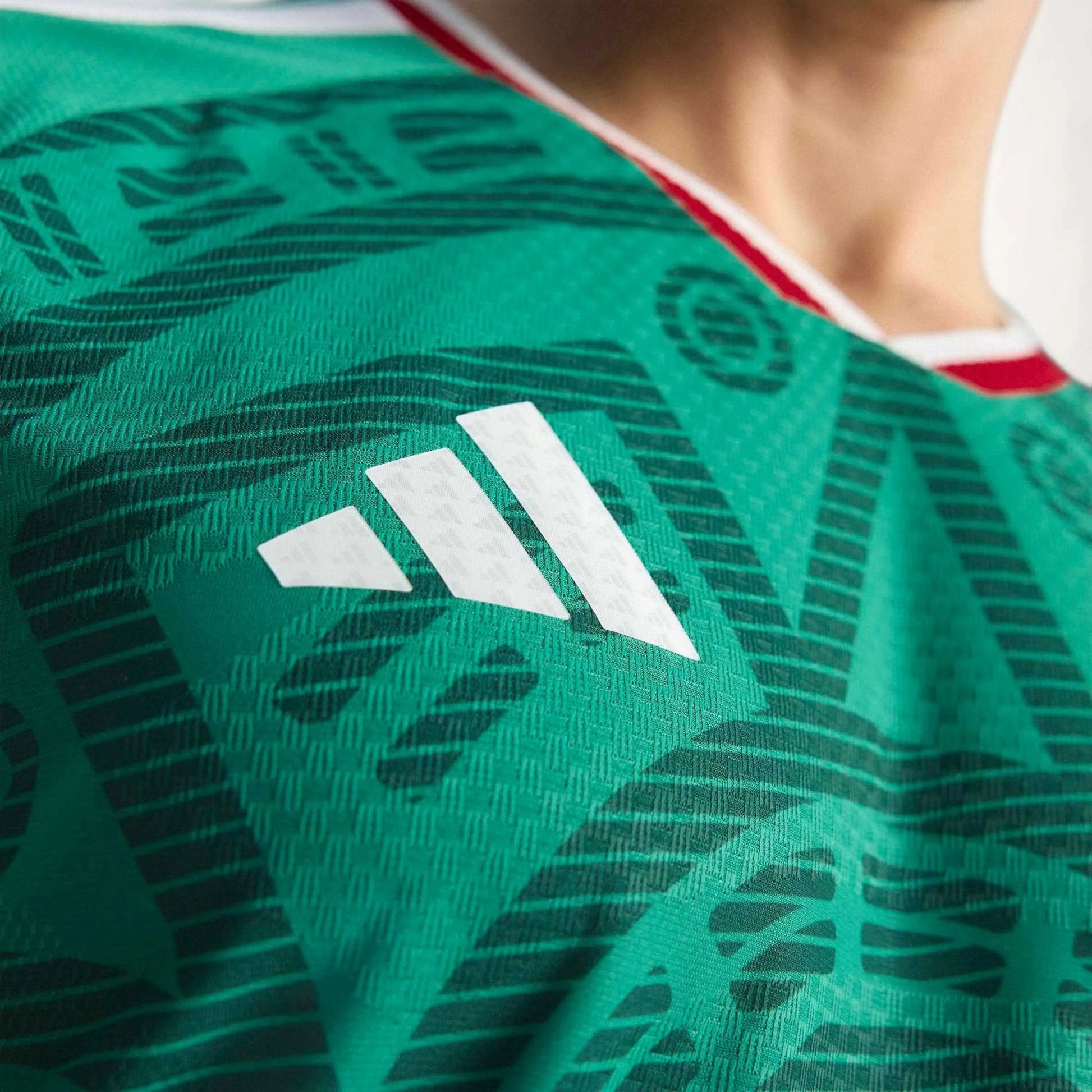 Adidas 2026 Mexico Men's Authentic Home Soccer Jersey Bold Green