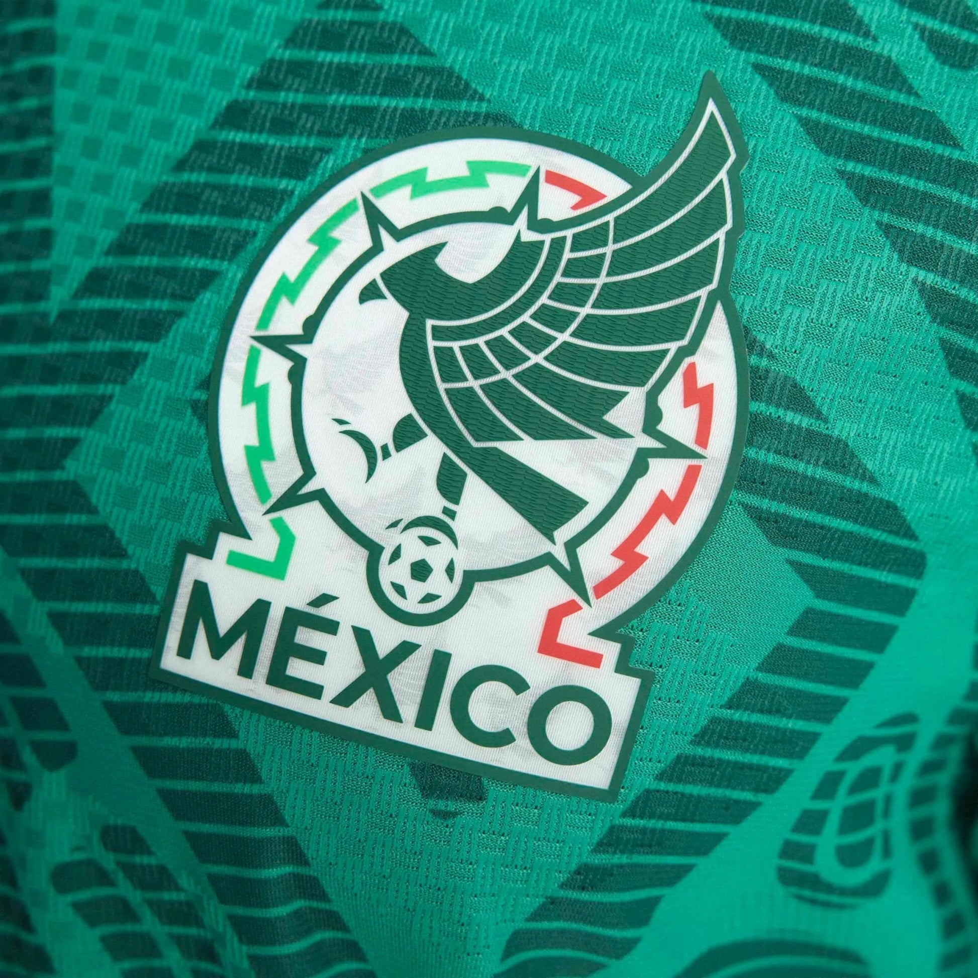 Adidas 2026 Mexico Men's Authentic Home Soccer Jersey Bold Green