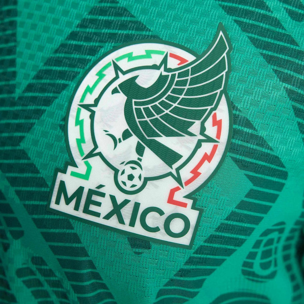 Adidas 2026 Mexico Men's Authentic Home Soccer Jersey Bold Green
