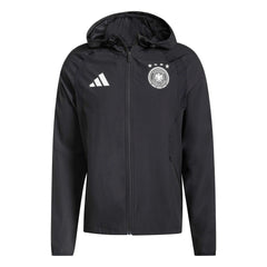 Adidas 2026 Germany Men's Tiro Travel Full Zip Windbreaker Black