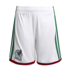 Adidas 2026 Mexico Youth Home Shorts White